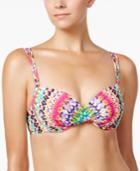 Bleu By Rod Beattie In Living Color Printed Underwire Bikini Top Women's Swimsuit