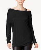 Bar Iii Strappy One-shoulder Top, Created For Macy's
