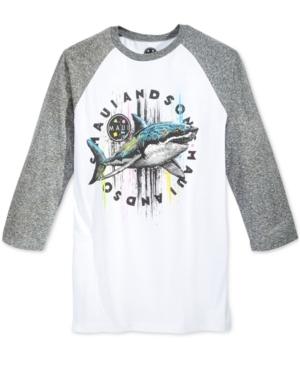 Maui And Sons Men's Raglan-sleeve Graphic-print T-shirt