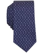 Bar Iii Men's Blue Number Print Slim Tie, Only At Macy's