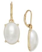 Charter Club Gold-tone Imitation Pearl Drop Earrings, Created For Macy's