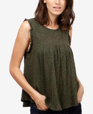 Lucky Brand Jacquard Cotton Tank Top