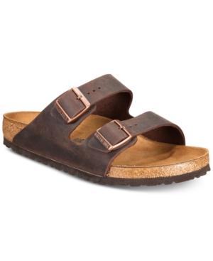 Birkenstock Men's Arizona Habana Leather Buckle Sandals Men's Shoes
