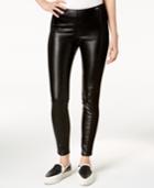 Armani Exchange Faux-leather Skinny Pants