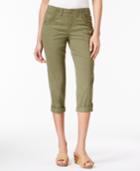 Style & Co Petite Coin-pocket Capri Pants, Created For Macy's
