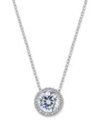 Eliot Danori Silver-tone Crystal Pendant Necklace, Only At Macy's