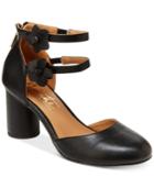 Nanette Lepore Canada Flower Embellished Ankle Strap Pumps Women's Shoes