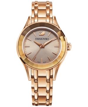Swarovski Women's Swiss Alegria Rose Gold-tone Bracelet Watch 33mm 5188842