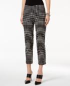 Alfani Cropped Plaid Pants, Only At Macy's