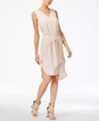 Bar Iii Tie-front Shift Dress, Only At Macy's