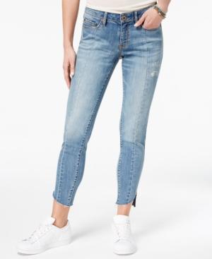American Rag Juniors' Skinny Pieced Step-hem Jeans, Created For Macy's