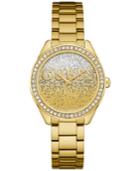 Guess Women's Gold-tone Stainless Steel Bracelet Watch 37mm