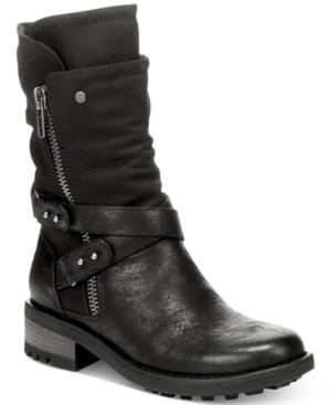 Carlos By Carlos Santana Sawyer Moto Boots Women's Shoes