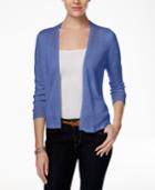 Charter Club Crochet-trim Open Cardigan, Only At Macy's