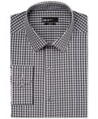 Bar Iii Black And White Checked Dress Shirt, Only At Macy's