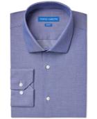 Vince Camuto Slim-fit Cobalt Diamond Dobby Dress Shirt