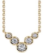 Sirena Energy Diamond Frontal Necklace (1/4 Ct. T.w.) In 14k White And Yellow Gold