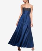 Fame And Partners Strapless Maxi Dress