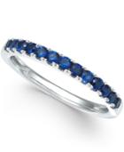 Sapphire Band (1/2 Ct. T.w.) In 14k White Gold