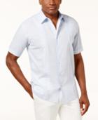 Cubavera Men's Inset Pleated-panel Shirt
