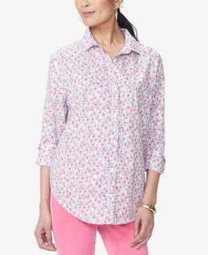 Nydj Printed Cotton Shirt
