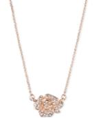Anne Klein Crystal Flower Pendant Necklace