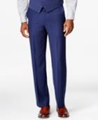 Sean John New Blue Solid Classic-fit Pants