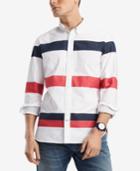 Tommy Hilfiger Men's Blaine Custom-fit Stripe Oxford Shirt