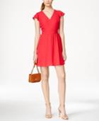 Maison Jules Flutter-sleeve Fit & Flare Dress, Only At Macy's