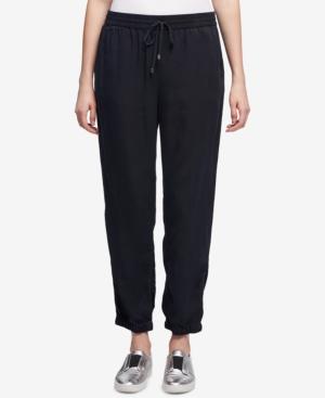 Dkny Cotton Chambray Jogger Pants