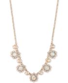 Marchesa Gold-tone Stone & Crystal Collar Necklace