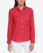 Tommy Hilfiger Cotton Utility Shirt, Created For Macy's