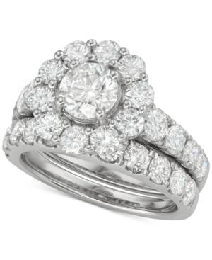 Marchesa Diamond (4 Ct. T.w.) Bridal Set In 18k White Gold
