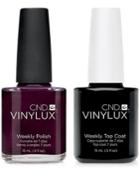 Creative Nail Design Vinylux Dark Lava Nail Polish & Top Coat (two Items), 0.5-oz, From Purebeauty Salon & Spa
