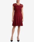 Ny Collection Lace Fit & Flare Dress
