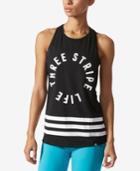 Adidas Three-stripe Life Graphic Tank Top