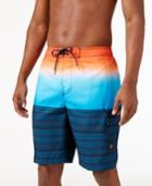 Speedo Men's Pattern Blocked Board Shorts, 9