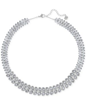 Swarovski Baron Rhodium-tone All-around Crystal Necklace