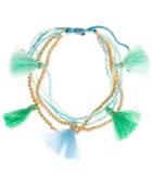 Lonna & Lilly Gold-tone Multi-layer Tassel Bracelet