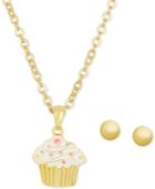 Children's Cupcake Pendant Jewelry