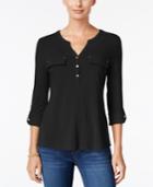Charter Club Utility Henley Top, Only At Macy's