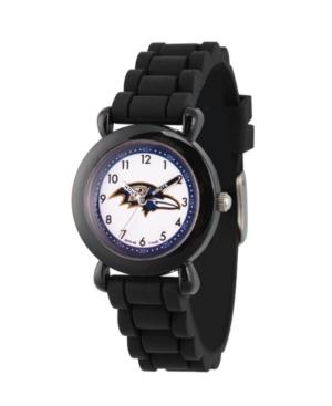 Gametime Nfl Baltimore Ravens Kids' Black Plastic Time Teacher Watch