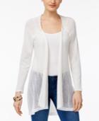 Style & Co High-low Lightweight Cardigan, Only At Macy's