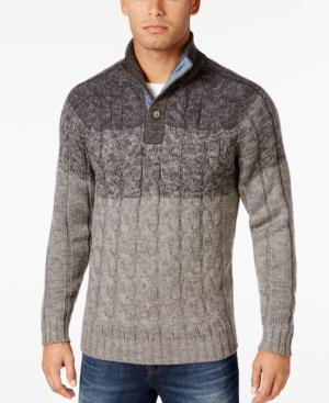 Weatherproof Vintage Men's Big And Tall Cable-knit Sweater