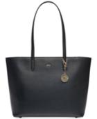 Dkny Bryant Sutton Leather Zip Tote, Created For Macy's