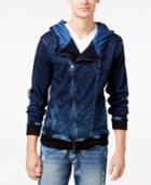 Guess Men's Moto Zip-up Hoodie