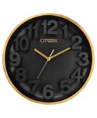 Citizen Gallery Gold-tone & Black Wall Clock