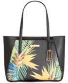 Calvin Klein Palm-print Medium Tote