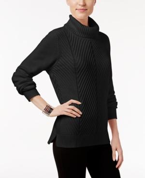 Karen Scott Ribbed Turtleneck Sweater, Only At Macy's