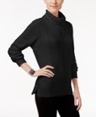 Karen Scott Ribbed Turtleneck Sweater, Only At Macy's